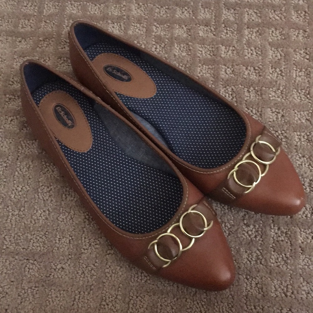 Dr. Scholls leather flats